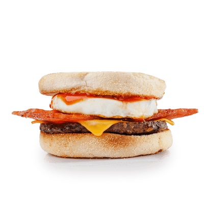 Sausage, Bacon & Egg Muffin